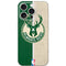 NBA Milwaukee Bucks Split Canvas iPhone 16 Pro Skin
